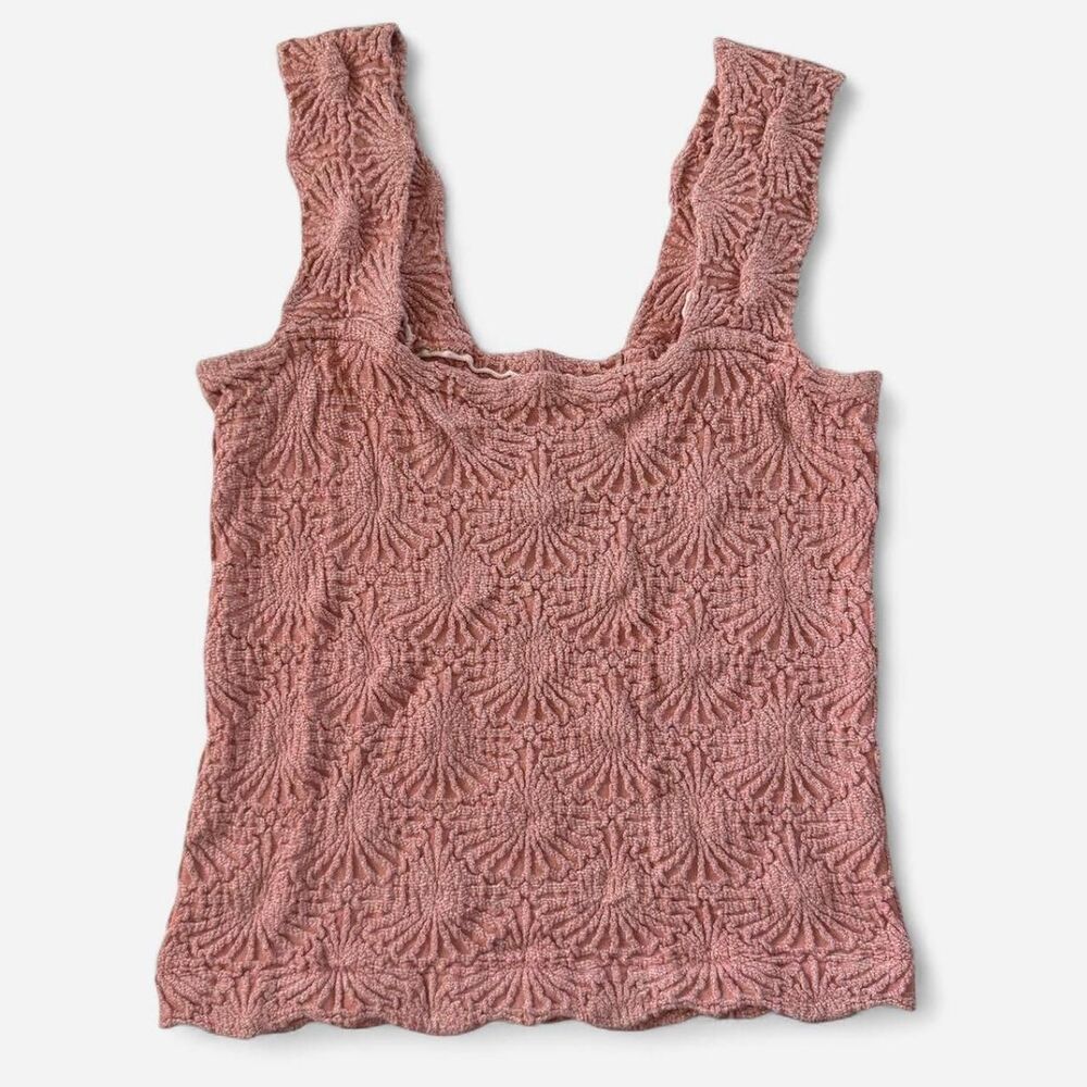 Free People Love Letter Cami in Dusty Rose Boho Pink - Women's Size M/L
